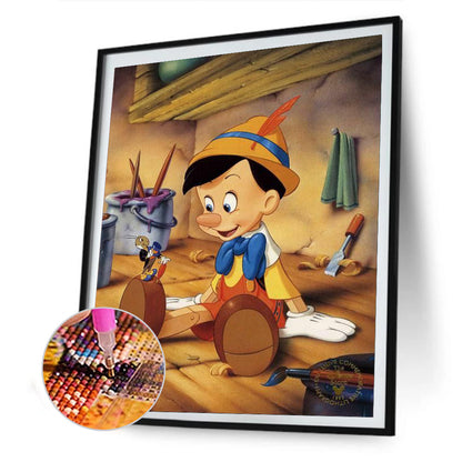 Pinocchio - Full Round Drill Diamond Painting 30*40CM