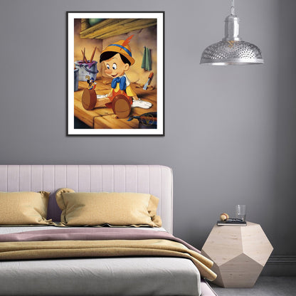 Pinocchio - Full Round Drill Diamond Painting 30*40CM