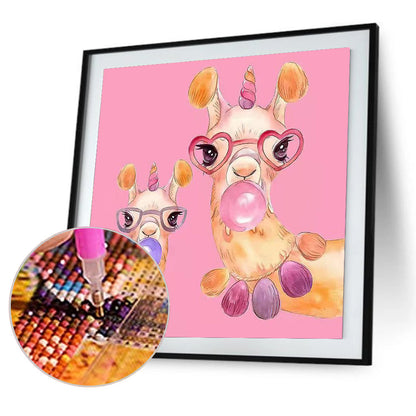 Alpaca - Full Round Drill Diamond Painting 30*30CM