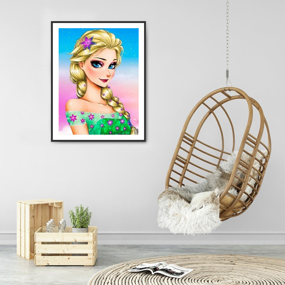 Disney Princess 30*40CM(Canvas) Full Round Drill Diamond Painting