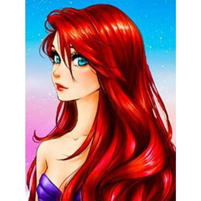 Disney Princess 30*40CM(Canvas) Full Round Drill Diamond Painting