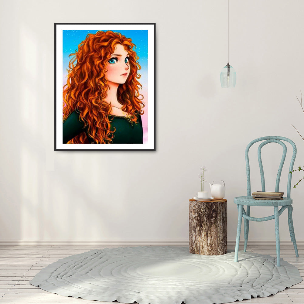 Disney Princess 30*40CM(Canvas) Full Round Drill Diamond Painting
