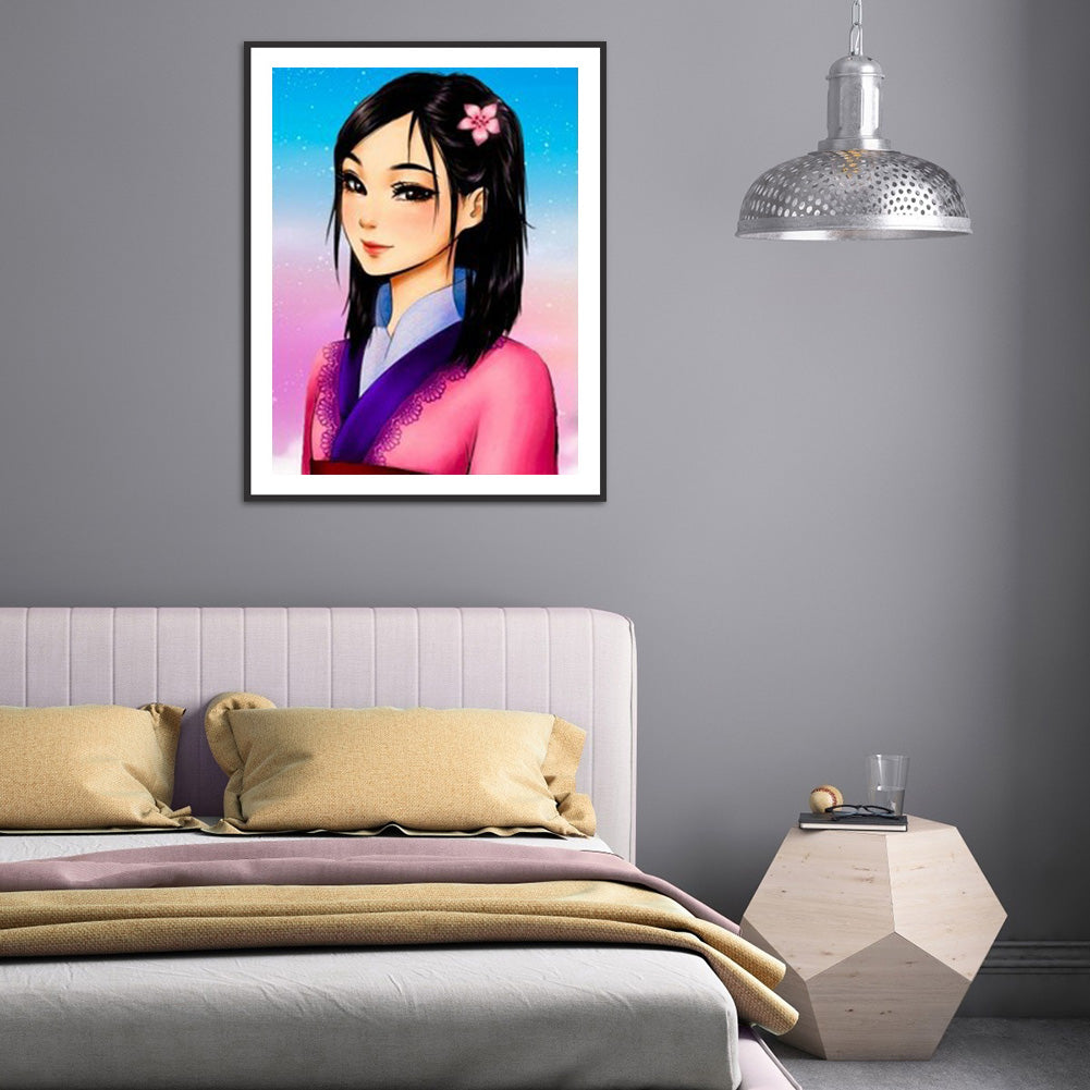 Disney Princess 30*40CM(Canvas) Full Round Drill Diamond Painting