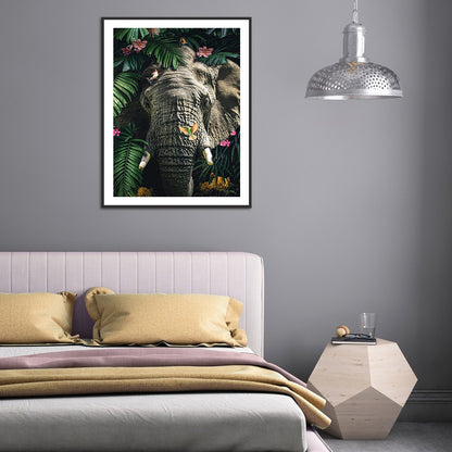 Elephant - Full Round Drill Diamond Painting 30*40CM