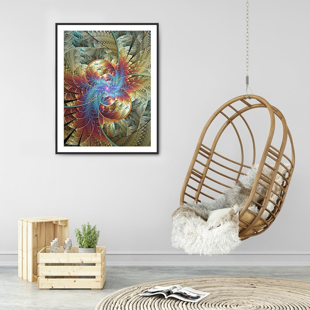 Symmetrical Pattern - Full Square Drill Diamond Painting 50*60CM