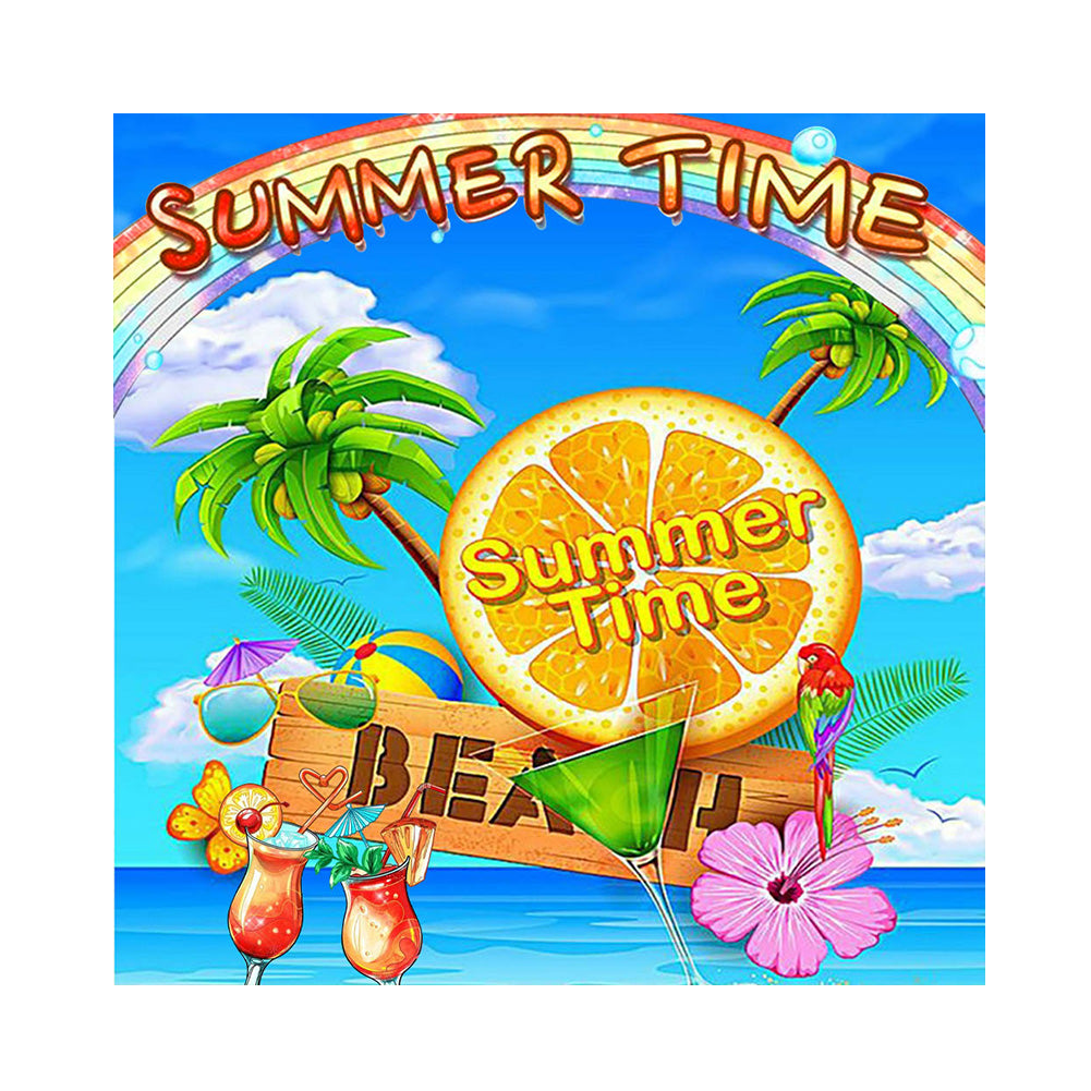 Refreshing Summer - Full Round Drill Diamond Painting 40*40CM