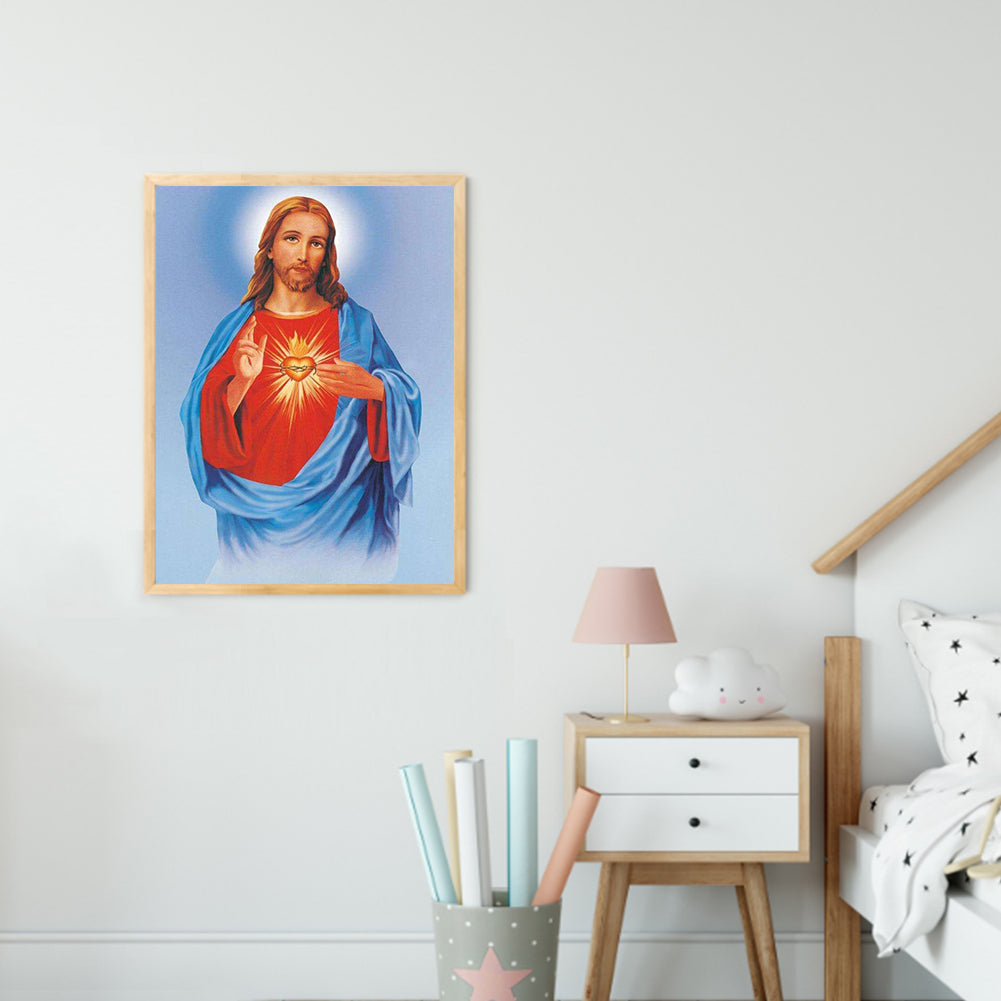 Religion - Full Round Drill Diamond Painting 30*40CM