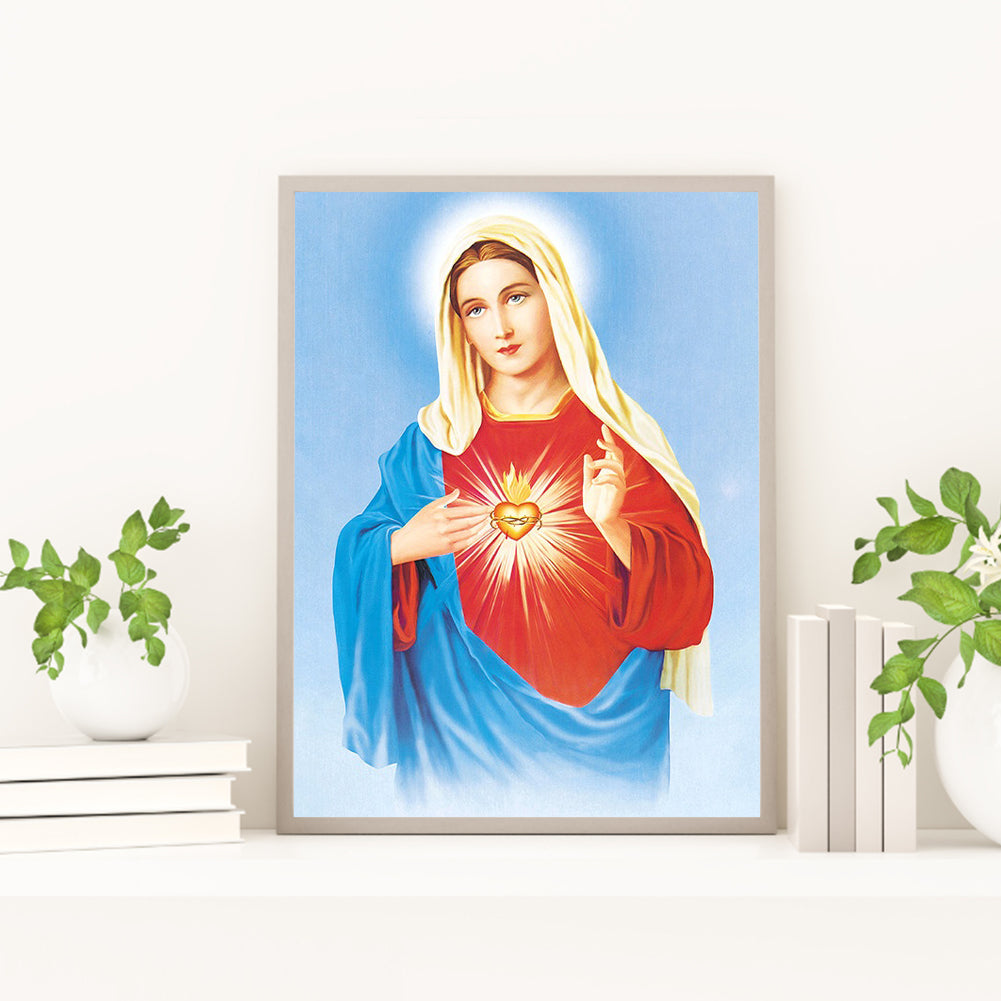 Religion - Full Round Drill Diamond Painting 30*40CM