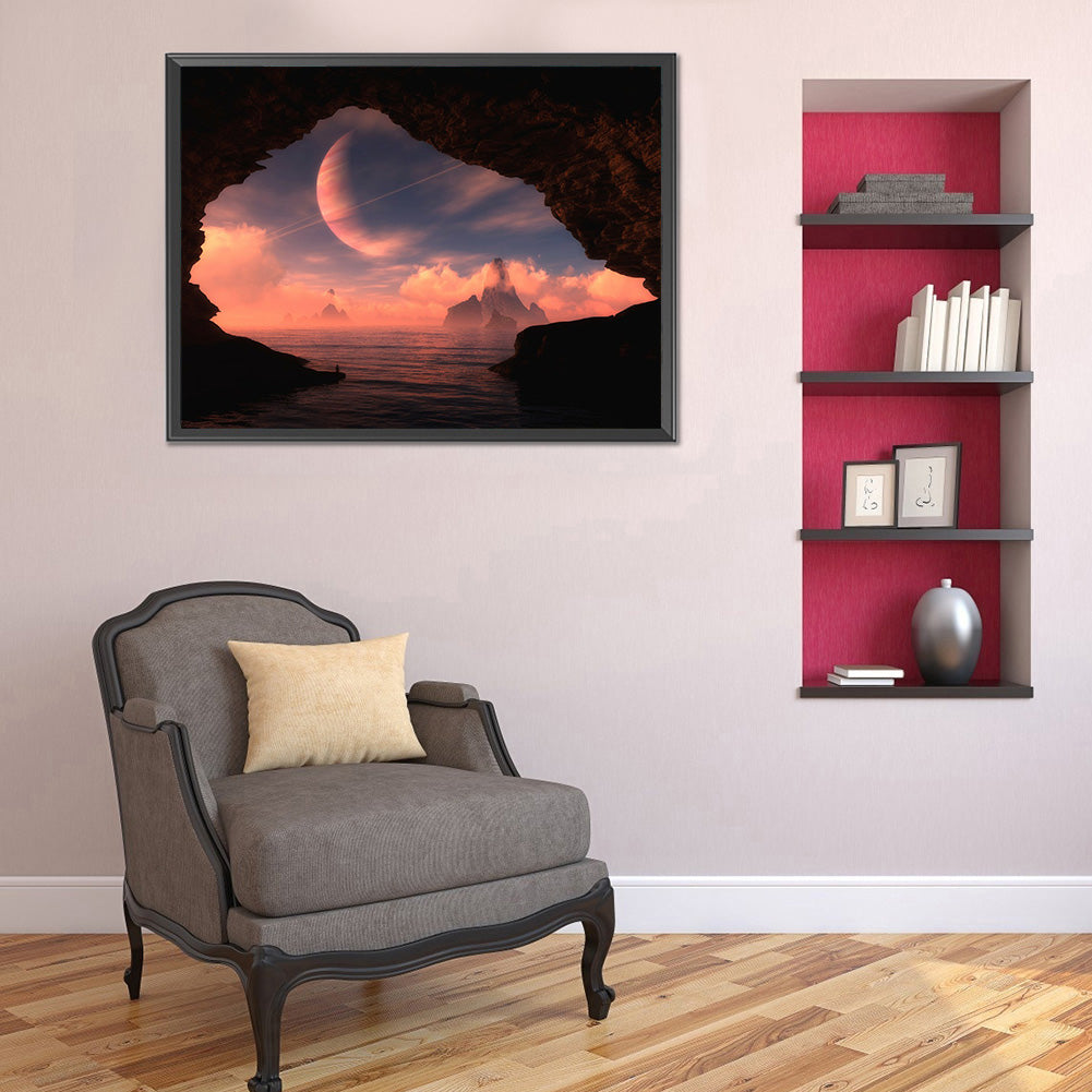 Natural Scenery - Full Round Drill Diamond Painting 40*30CM