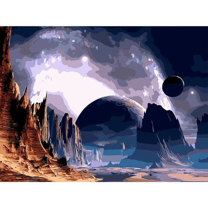 Natural Scenery - Full Round Drill Diamond Painting 40*30CM