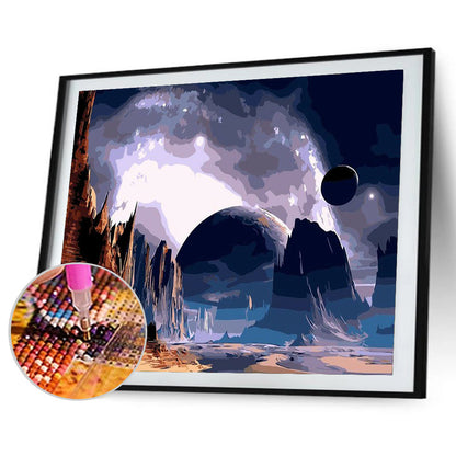 Natural Scenery - Full Round Drill Diamond Painting 40*30CM