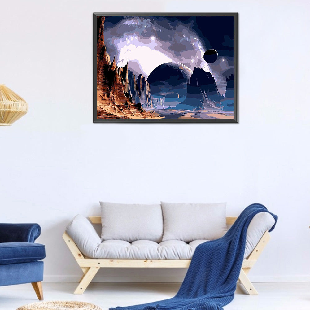 Natural Scenery - Full Round Drill Diamond Painting 40*30CM