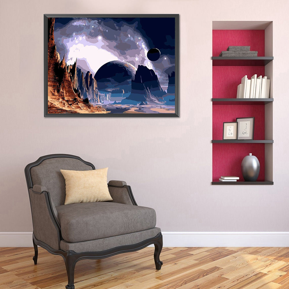 Natural Scenery - Full Round Drill Diamond Painting 40*30CM
