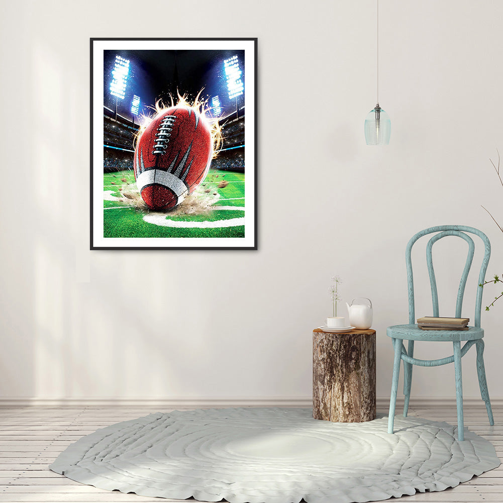 Football - Full Round Drill Diamond Painting 30*40CM
