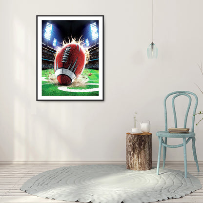 Football - Full Round Drill Diamond Painting 30*40CM