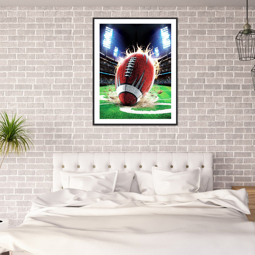 Football - Full Round Drill Diamond Painting 30*40CM