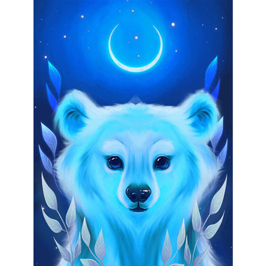 Moon Animal - Full Round Drill Diamond Painting 30*40CM