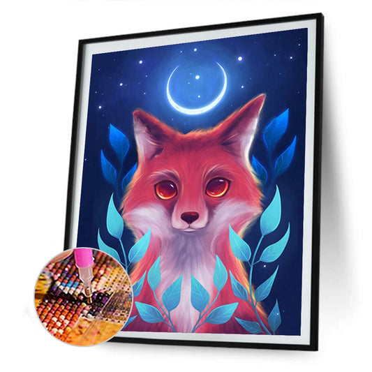 Moon Animal - Full Round Drill Diamond Painting 30*40CM