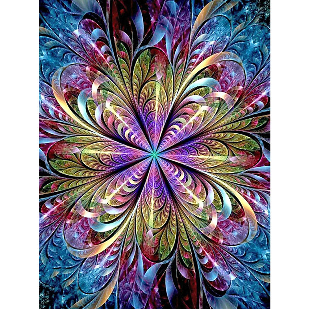 Colorful Print - Full Round Drill Diamond Painting 40*50CM