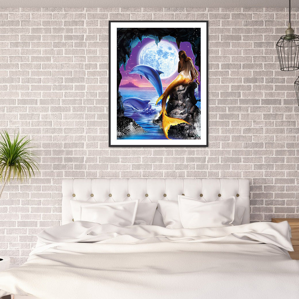 Underwater Animal World - Full Round Drill Diamond Painting 30*40CM