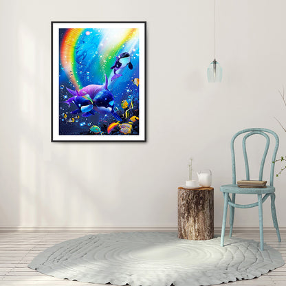 Underwater Animal World - Full Round Drill Diamond Painting 30*40CM