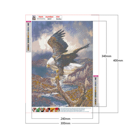 Eagle - Full Round Drill Diamond Painting 30*40CM