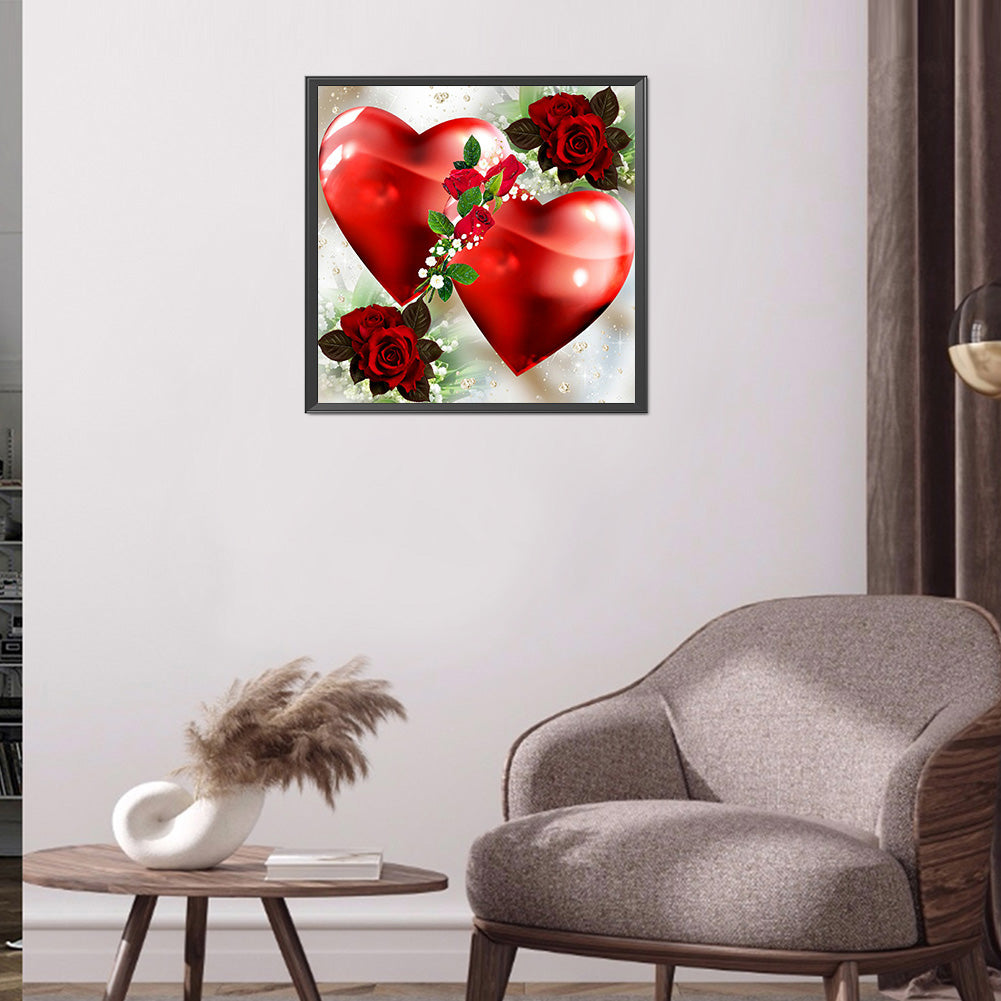 Love Rose - Full Square Drill Diamond Painting 30*30CM