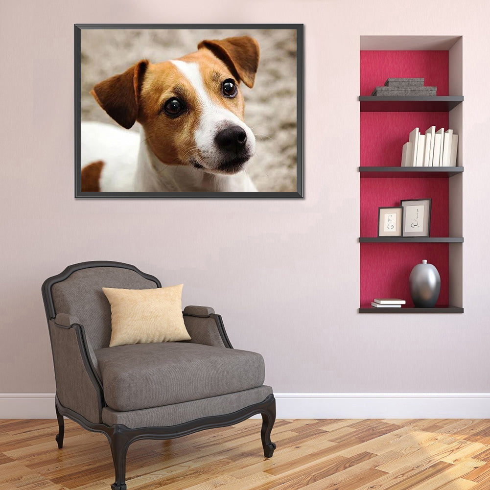 Dog - Full Round Drill Diamond Painting 40*30CM