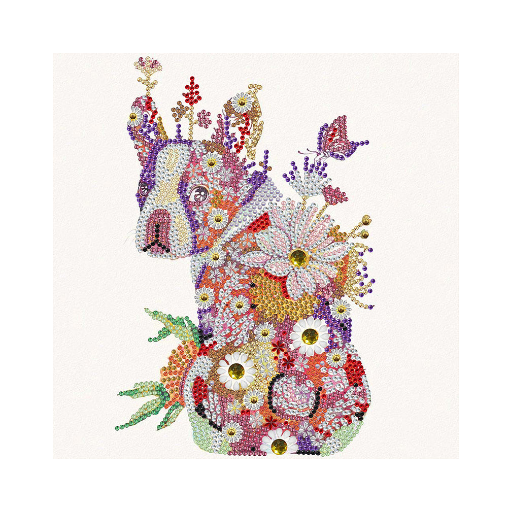 Flower Dog - Special Shaped Drill Diamond Paiting 30*30CM