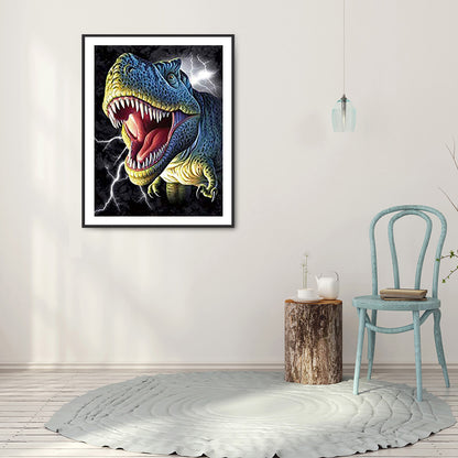 Jurassic World - Full Round Drill Diamond Painting 30*40CM