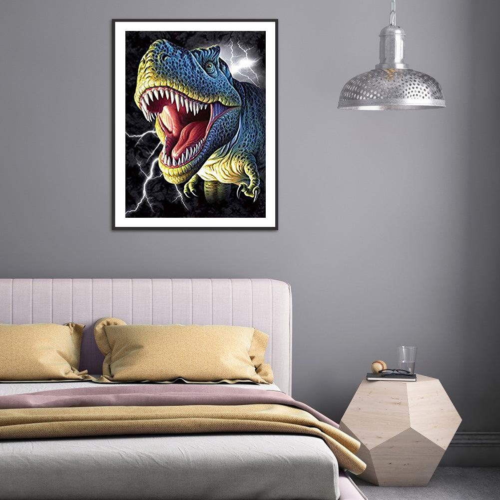 Jurassic World - Full Round Drill Diamond Painting 30*40CM
