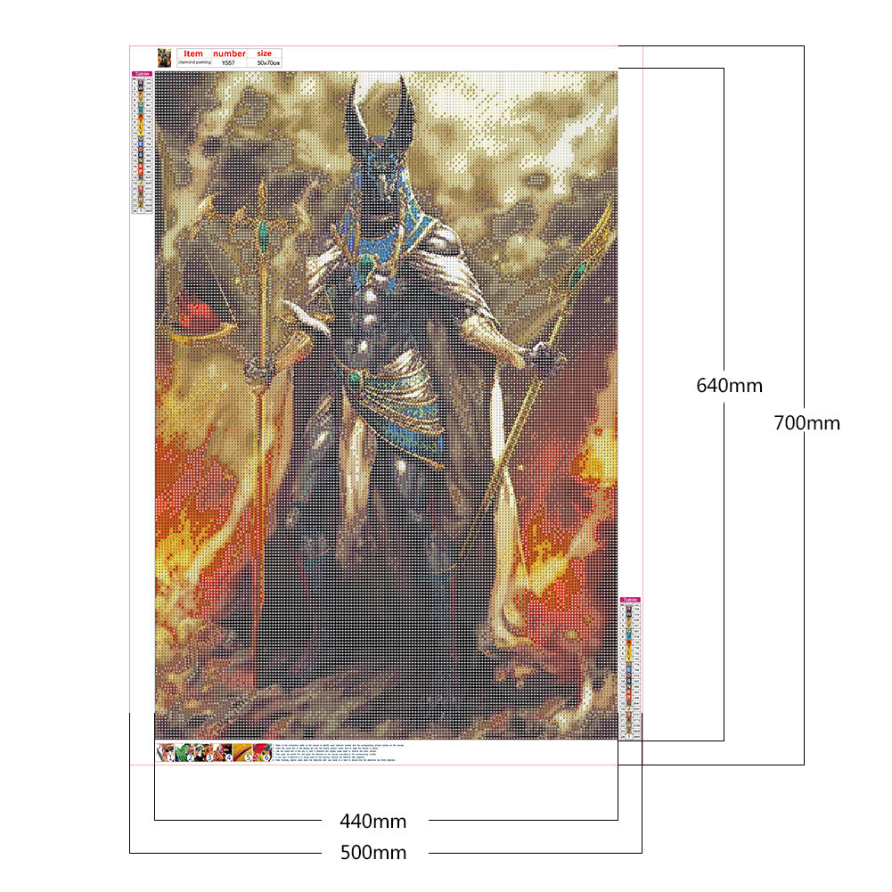 Donkey Head Monster - Full Round Drill Diamond Painting 50*70CM