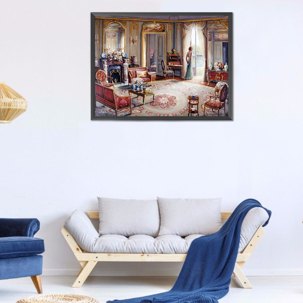 Hostess' Room - Full Round Drill Diamond Painting 50*40CM