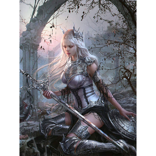 Beauty Elf - Full Round Drill Diamond Painting 30*40CM