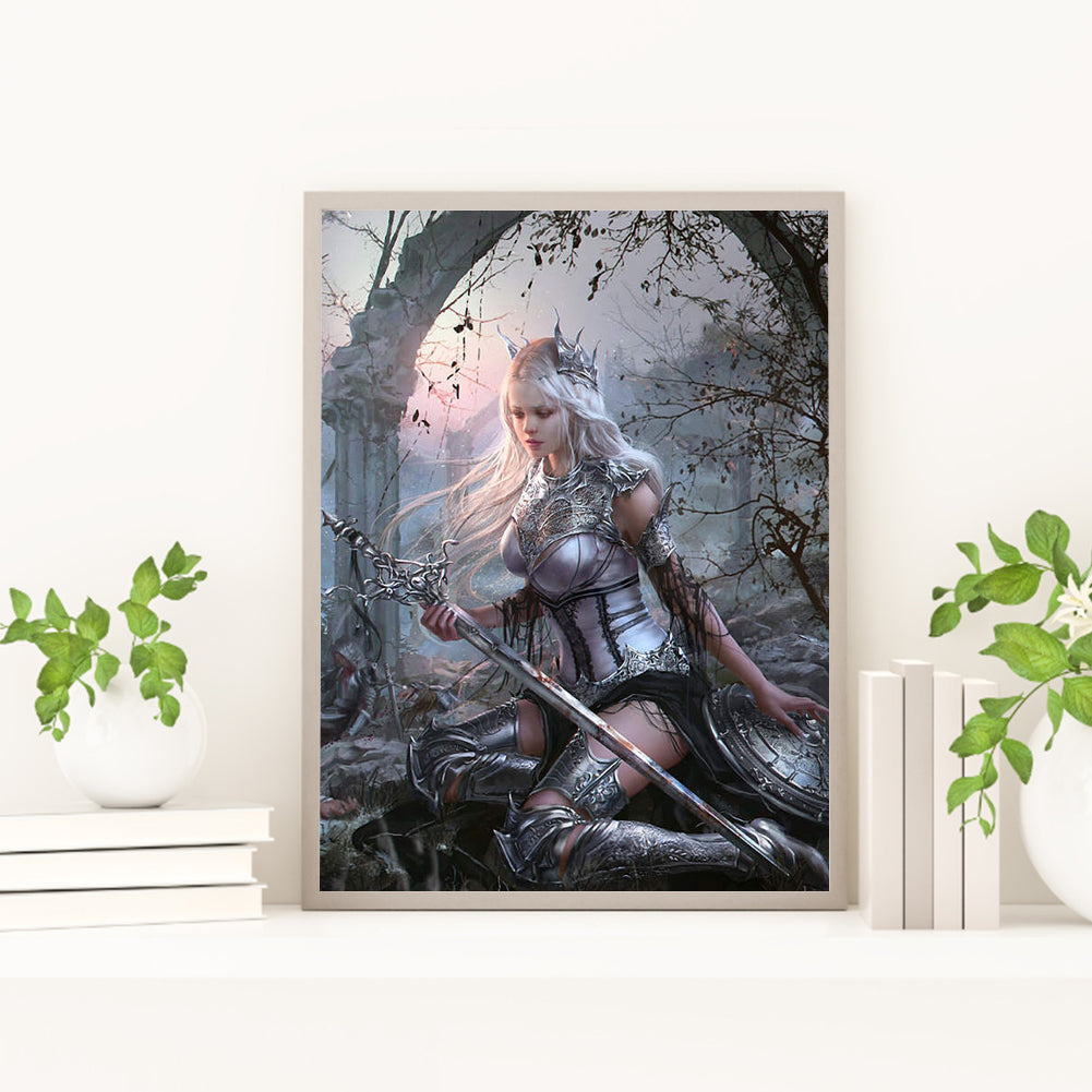 Beauty Elf - Full Round Drill Diamond Painting 30*40CM