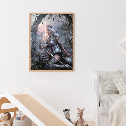 Beauty Elf - Full Round Drill Diamond Painting 30*40CM