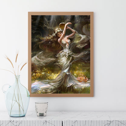 Beauty Elf - Full Round Drill Diamond Painting 30*40CM