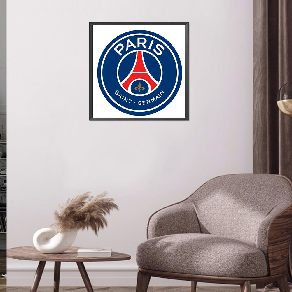Paris Saint-Germain Football Team Logo - Full Round Drill Diamond Painting 40*40CM