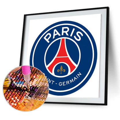 Paris Saint-Germain Football Team Logo - Full Round Drill Diamond Painting 40*40CM