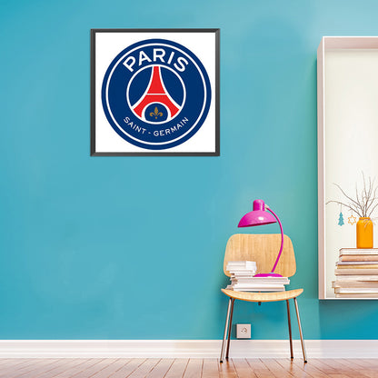 Paris Saint-Germain Football Team Logo - Full Round Drill Diamond Painting 40*40CM