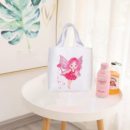 5D Diamond Painting Handbag DIY Canvas Shopping Storage Bag Foldable Tote