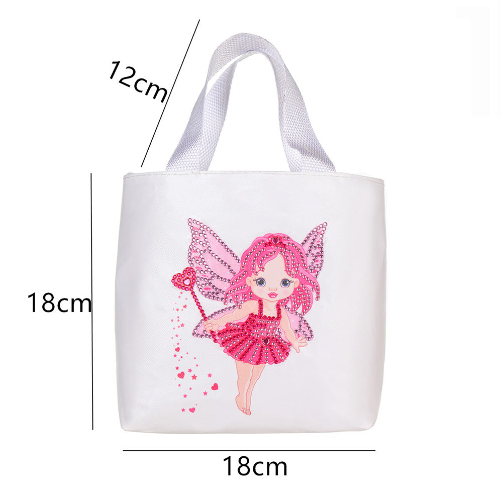 5D Diamond Painting Handbag DIY Canvas Shopping Storage Bag Foldable Tote