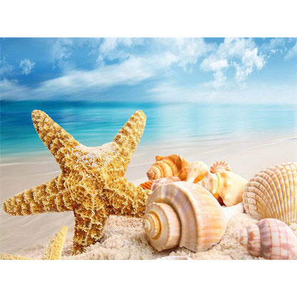 Sea ??Shells - Full Round Drill Diamond Painting 40*30CM