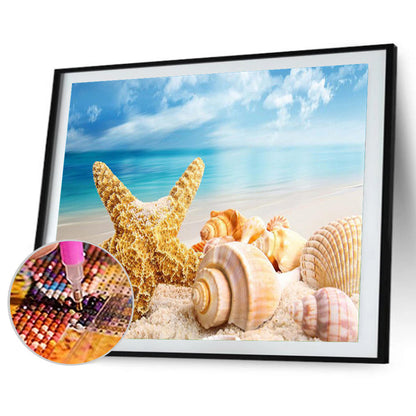 Sea ??Shells - Full Round Drill Diamond Painting 40*30CM