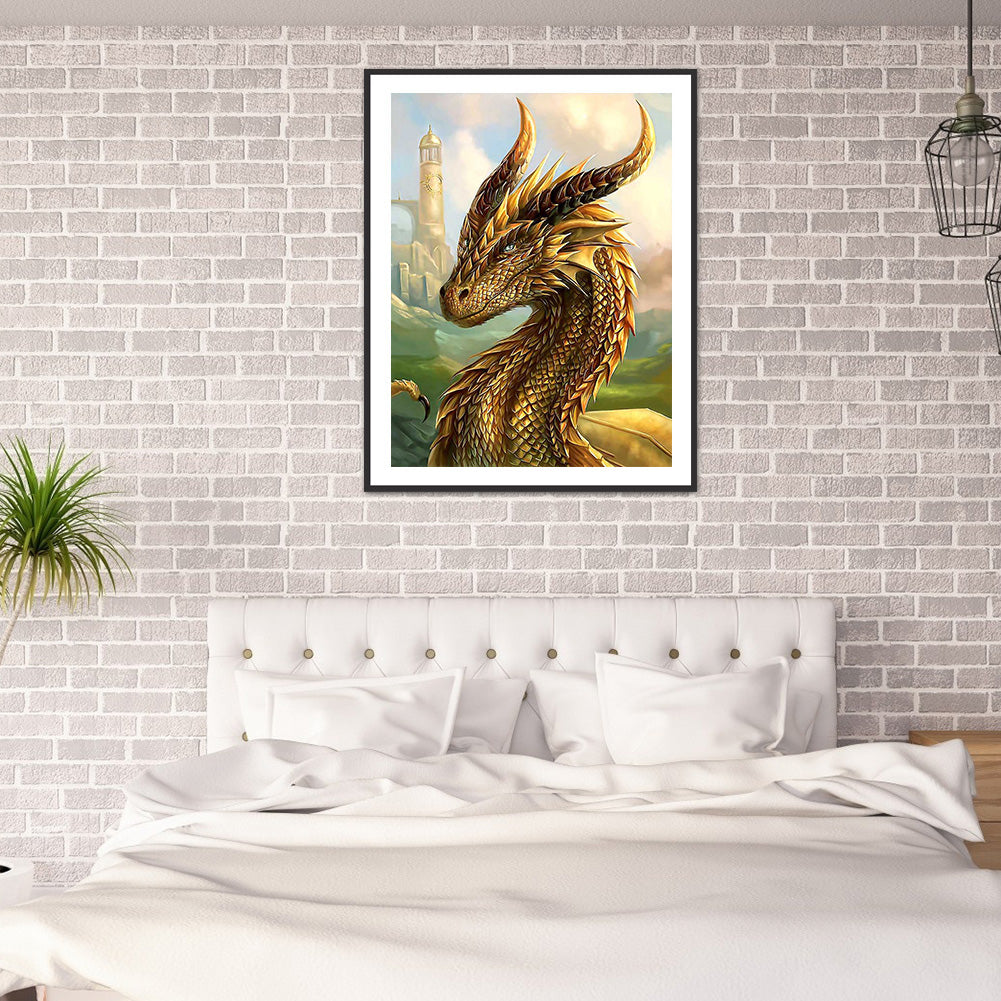 Dragon - Full Round Drill Diamond Painting 30*40CM