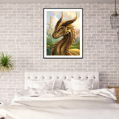 Dragon - Full Round Drill Diamond Painting 30*40CM