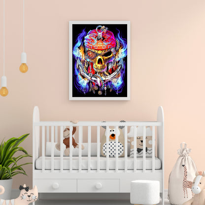 Skeleton - Full Round Drill Diamond Painting 30*40CM