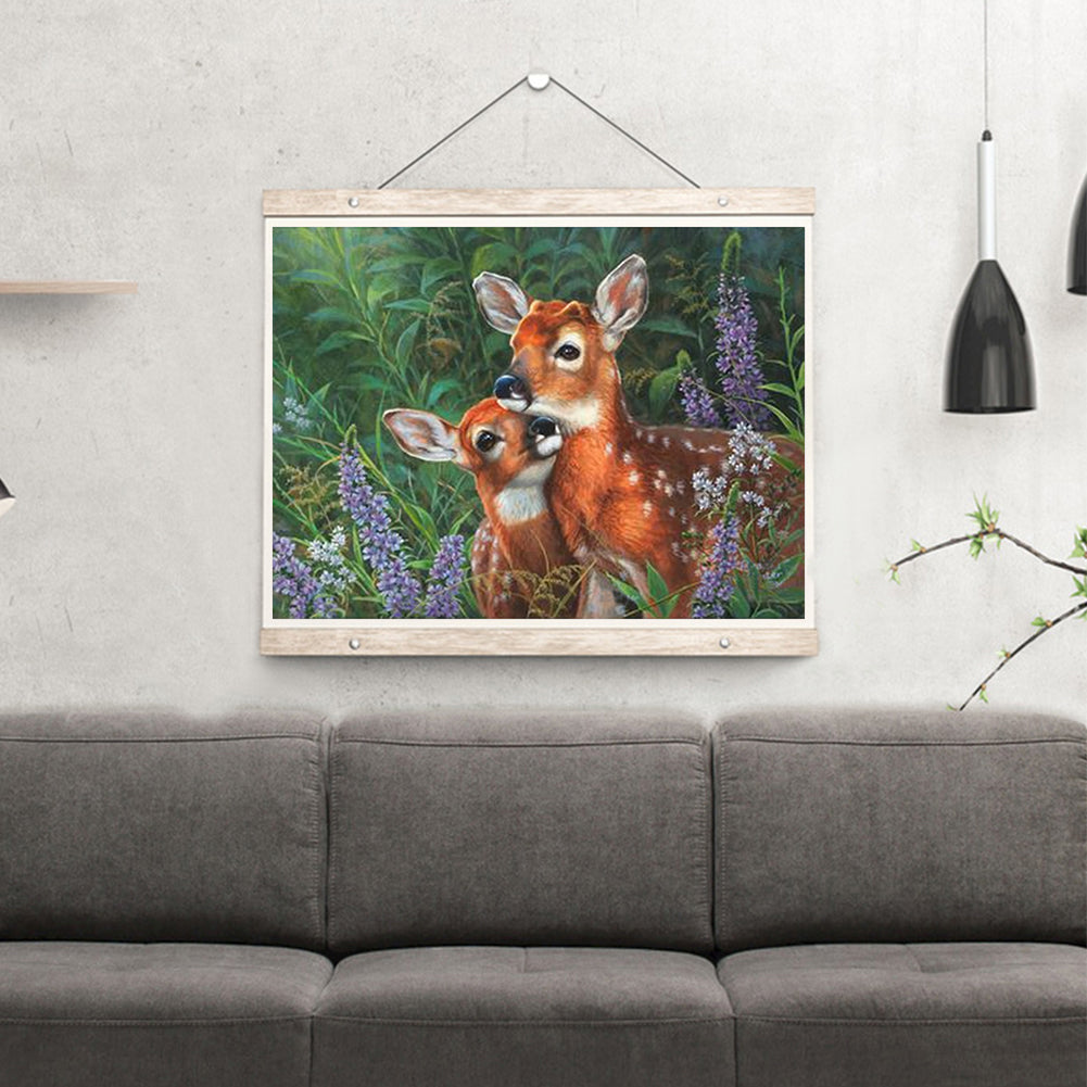 Deer - Full Round Drill Diamond Painting 40*30CM