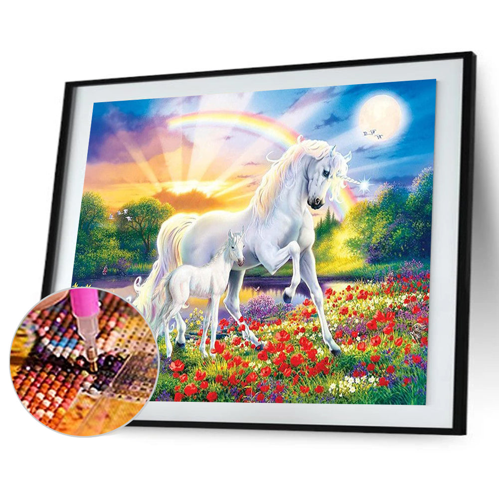 Horse - Full Round Drill Diamond Painting 40*30CM