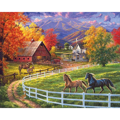 Manor - Full Round Drill Diamond Painting 50*40CM